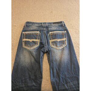 CJ Black Premium Jeans Men 30X28 Relaxed Straight Fit Heavy Stitch  Streetwear